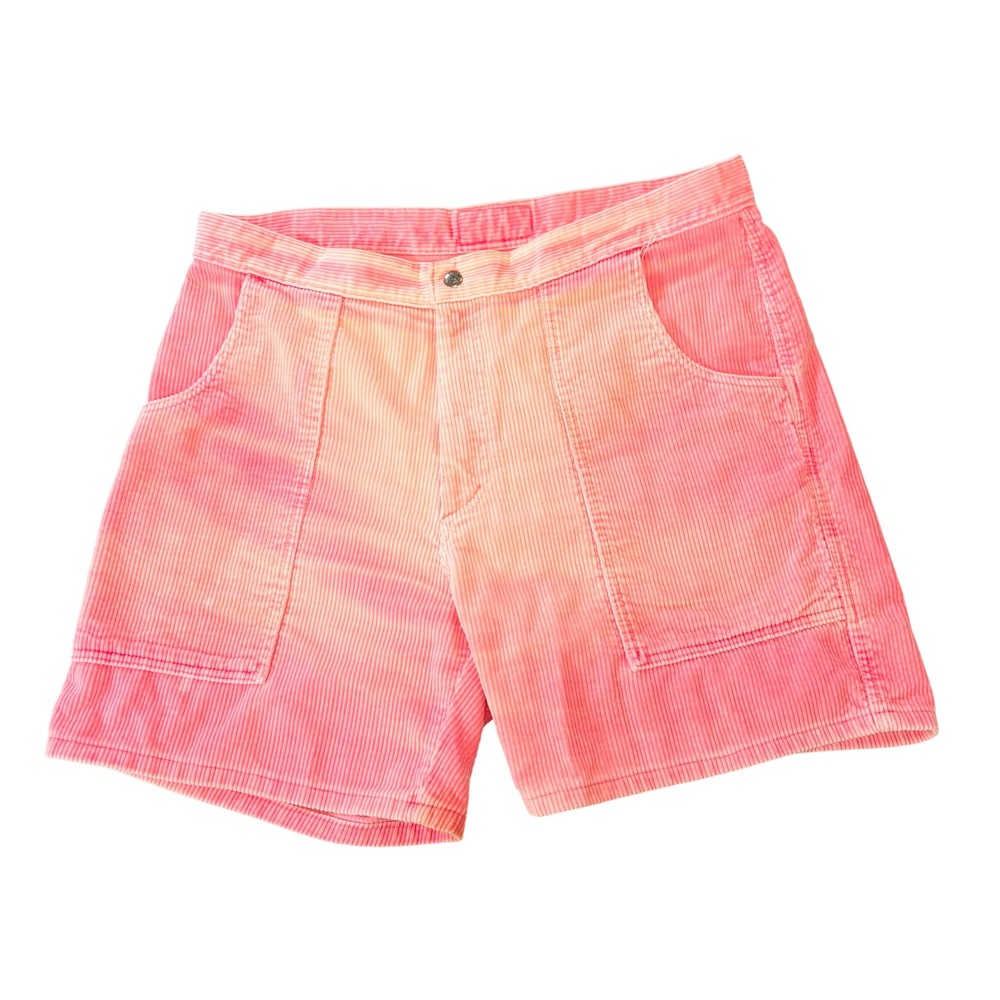 Vintage70s 80s Ocean Pacific OP  Corduroy Shorts Mens 36 pink Surf Retro